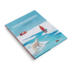 Buch Cover zeigt illustrierten Eisbären in Schneelandschaft und Expeditionszelt und Wissenschaftler vom Buch Pinguine und Eisbären